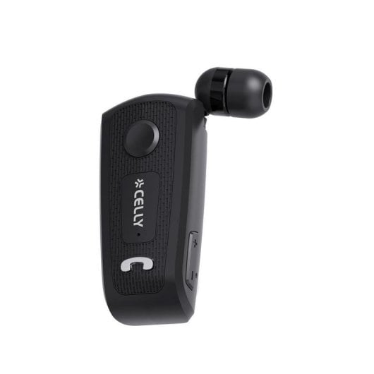 Celly BHCLIP kabellose USB-C Kopfhörer mit Geräuschunterdrückung und Clip schwarz