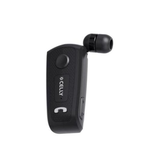 Celly BHCLIP kabellose USB-C Kopfhörer mit Geräuschunterdrückung und Clip schwarz