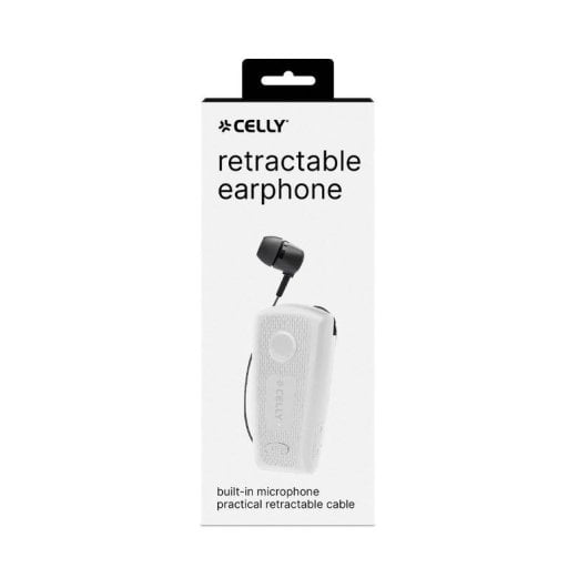 Celly BHCLIP Draadloze USB-C Koptelefoon met Ruisonderdrukking Wit