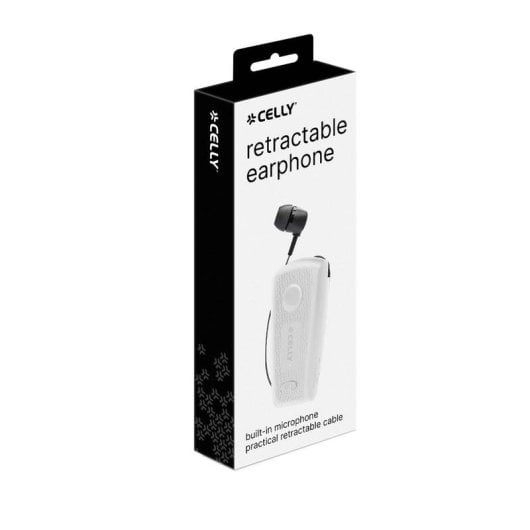 Celly BHCLIP Draadloze USB-C Koptelefoon met Ruisonderdrukking Wit