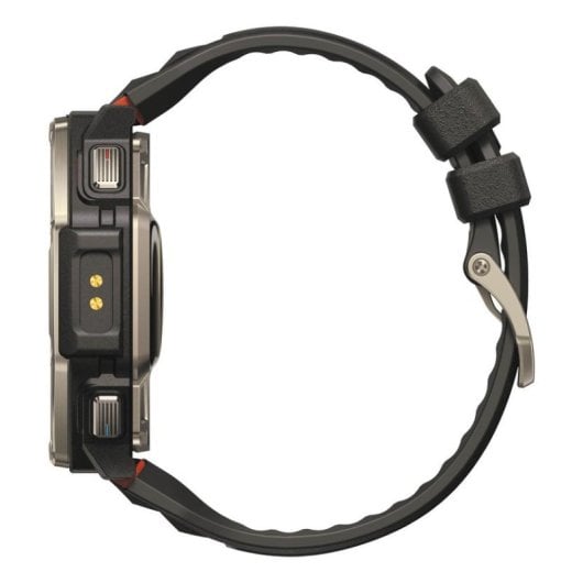 Amazfit T-Rex Dual Solar GPS NFC 51mm Boîtier Noir et Argent Taille Unique