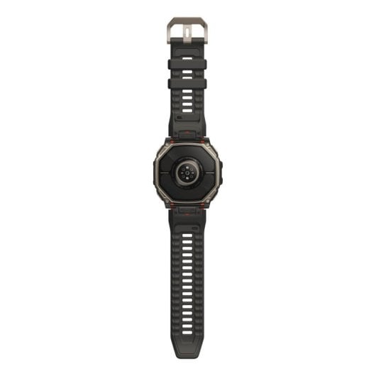 Amazfit T-Rex Dual Solar GPS NFC 51mm Boîtier Noir et Argent Taille Unique