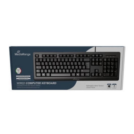 Teclado MediaRange MROS109-IT completo USB Italian