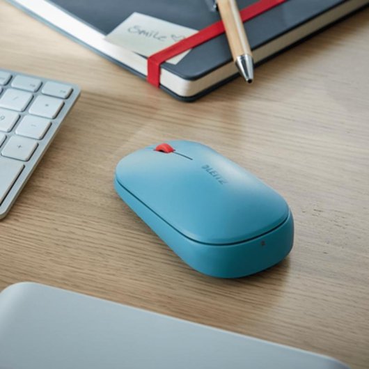 Ratón Leitz Cosy inalámbrico 2,4 GHz + Bluetooth 5.0 4000 DPI azul