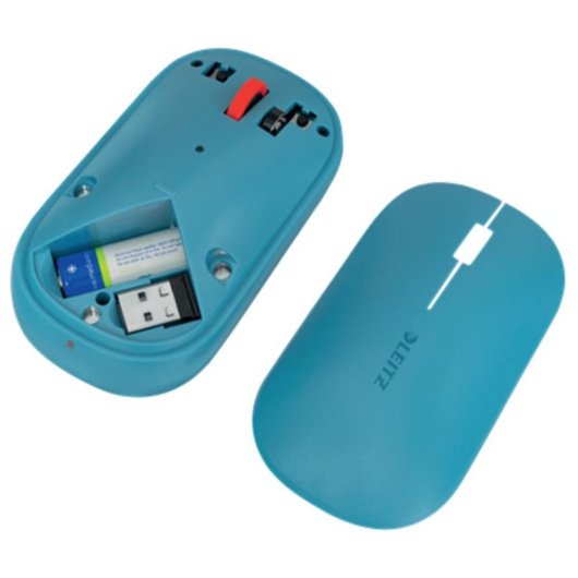 Ratón Leitz Cosy inalámbrico 2,4 GHz + Bluetooth 5.0 4000 DPI azul