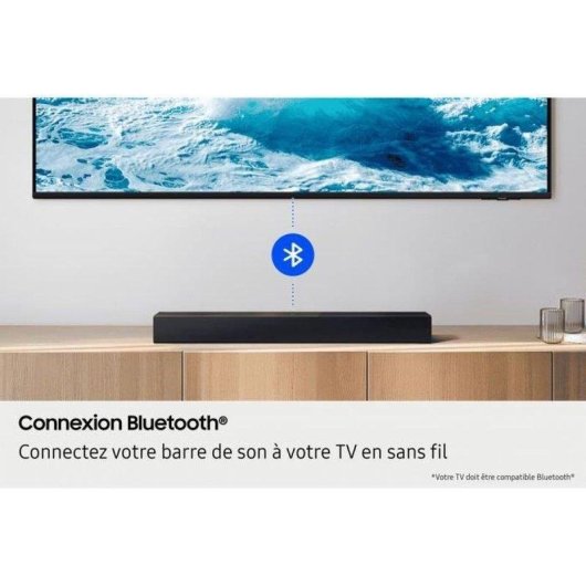 Barra de Sonido Samsung HW-B410F 2.0 Bluetooth HDMI ARC Dolby 2.0 Negra