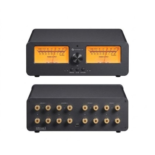 Amplificatore Fosi Audio LC30 250W 2 Ingressi 2 Uscite VU-metri USB-C Nero