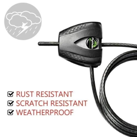 Candado de Seguridad Master Lock Cable Ajustable 1,8 m para Bicicletas