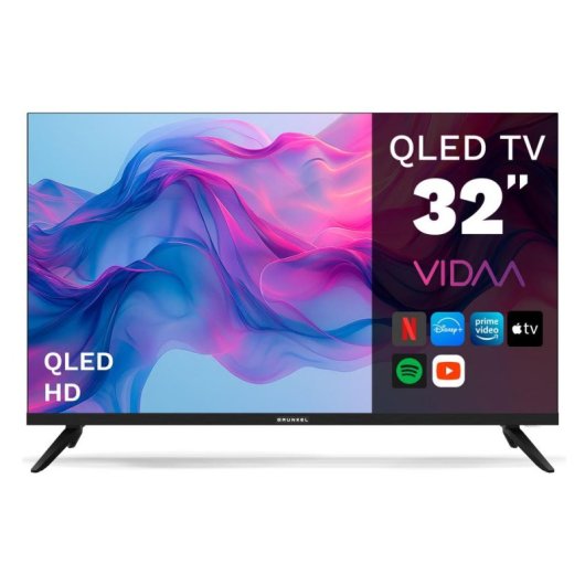 TV Grunkel QLED QLED-3226VD 32" HD Smart TV VIDAA