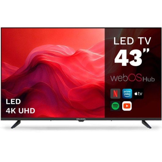TV Grunkel LED LED-436UHDWBOS 43" 4K UltraHD Smart TV WebOS Wi-Fi