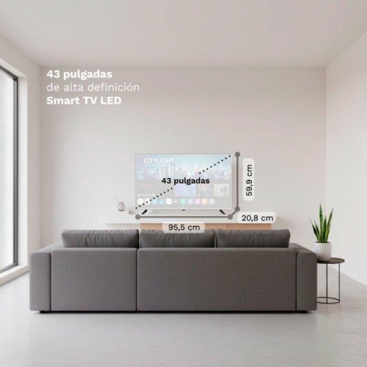 TV Grunkel LED LED-436UHDWBOS 43" 4K UltraHD Smart TV WebOS Wi-Fi