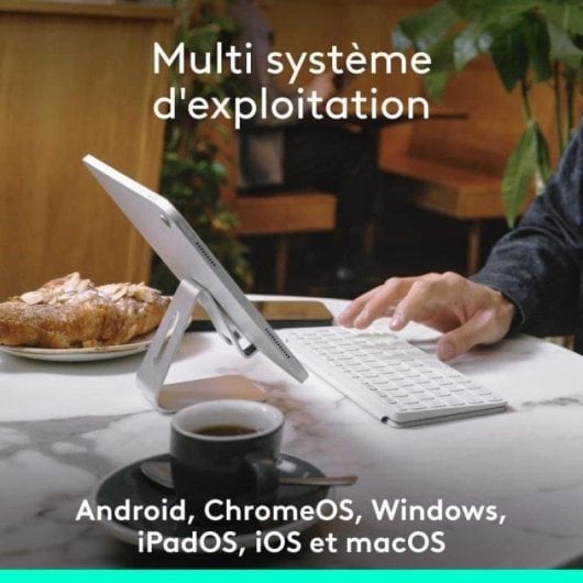 Teclado Logitech Keys-To-Go 2 Slim Mini Bluetooth Francés