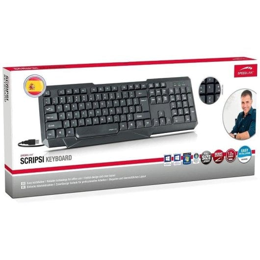 Teclado Speedlink SCRIPSI Negro