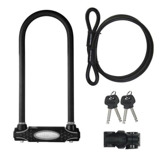 Antivol Master Lock XL avec câble en acier et clé