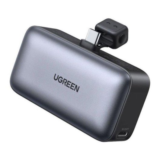 Power Bank Ugreen 35338 5.000 mAh 22,5 W Apta para avión Negro