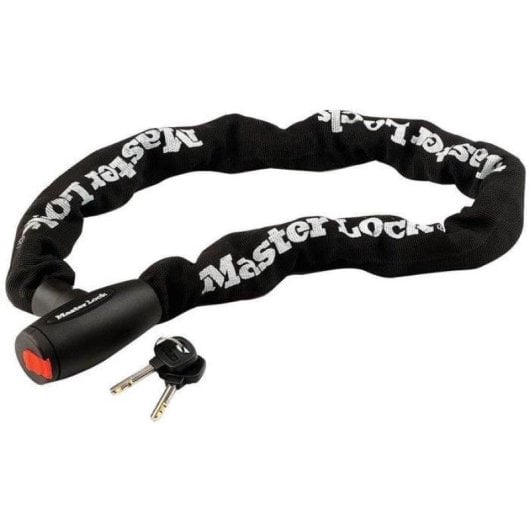 Cadeado para moto Master Lock Cadeia em aco temperado 10 mm 1 m