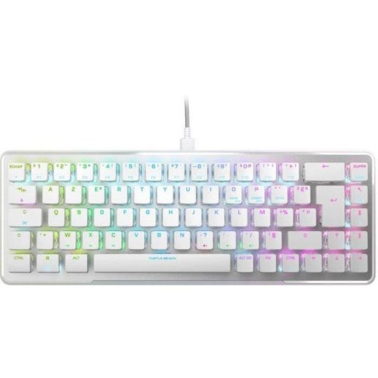 Clavier Turtle Beach Vulcan II Mini Optique Sans Fil Blanc AZERTY