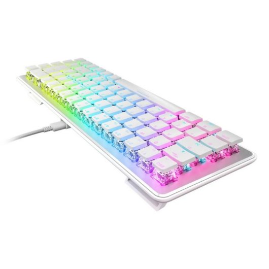 Clavier Turtle Beach Vulcan II Mini Optique Sans Fil Blanc AZERTY