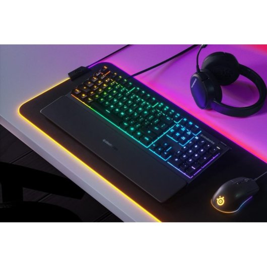 Clavier Steelseries Apex 3 Magnétique Ultra Silencieux Noir AZERTY