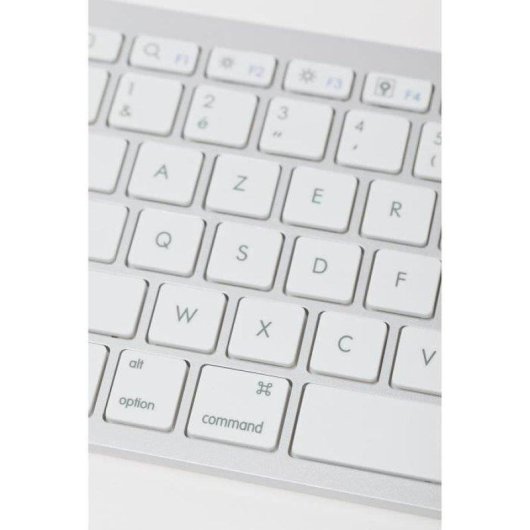 Teclado Bluestork Mini Mac de Membrana TKL Bluetooth Blanco Francés