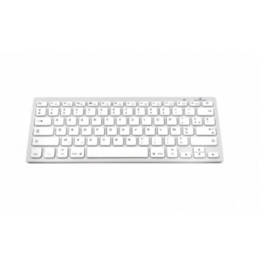 Teclado Bluestork Mini Mac de Membrana TKL Bluetooth Blanco Francés