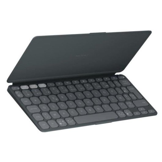 Tastatur Logitech Keys-To-Go 2 Tragbar Wireless AZERTY Graphit