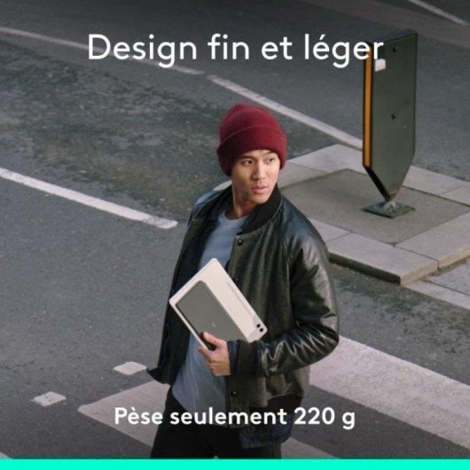 Tastatur Logitech Keys-To-Go 2 Tragbar Wireless AZERTY Graphit