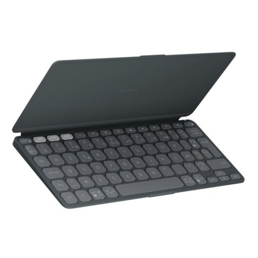 Tastatur Logitech Keys-To-Go 2 Tragbar Wireless AZERTY Graphit