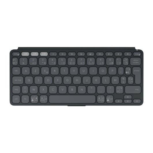 Tastatur Logitech Keys-To-Go 2 Tragbar Wireless AZERTY Graphit