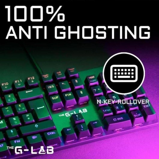 Tastiera The G-lab Keyz Carbon EX Magnetica Retroilluminata FR