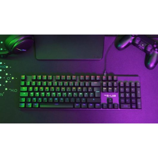 Tastiera The G-lab Keyz Carbon EX Magnetica Retroilluminata FR