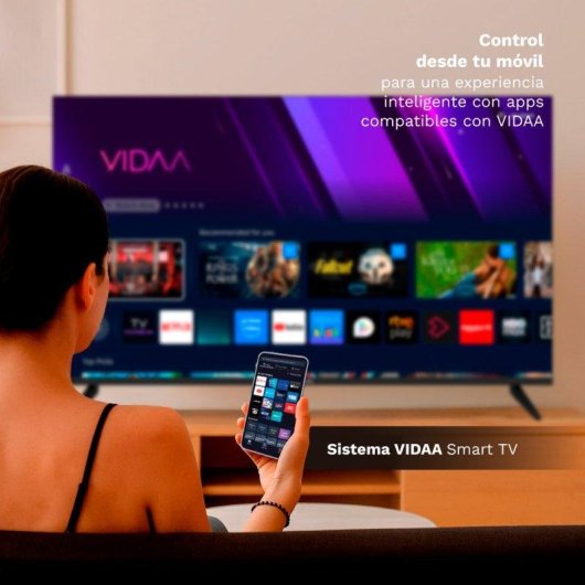 TV Grunkel QLED QLED-5526VD 55" 4K UltraHD 60Hz Smart TV VIDAA HDR10 Wi-Fi HDMI