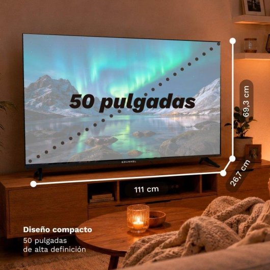 TV Grunkel QLED QLED-5026VD 50" 4K UltraHD 60Hz Smart TV VIDAA HDR10 Wi-Fi HDMI