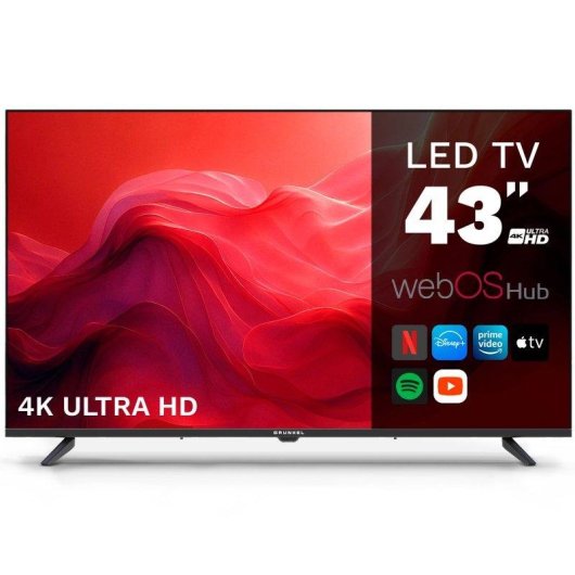 TV Grunkel LED LED-4300PBW 43" 4K UltraHD 60Hz Smart TV WebOS