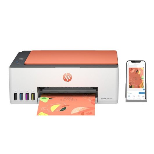 Stampante a getto d'inchiostro Wi-Fi HP Smart Tank 589 multifunzione con stampa mobile