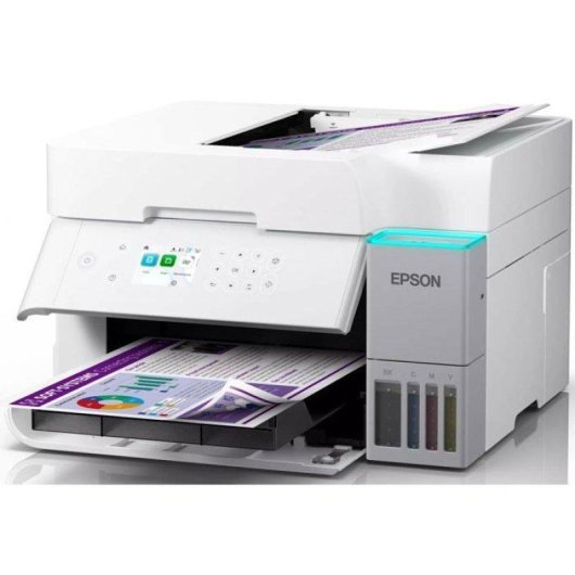 Imprimante Jet d'encre Wi-Fi Epson EcoTank L6376 multifonction recto verso