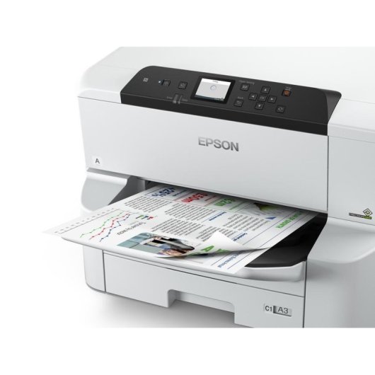 Imprimante Jet d'encre Wi-Fi Epson WorkForce Pro WF-C8190D3TWC A3 Recto Verso