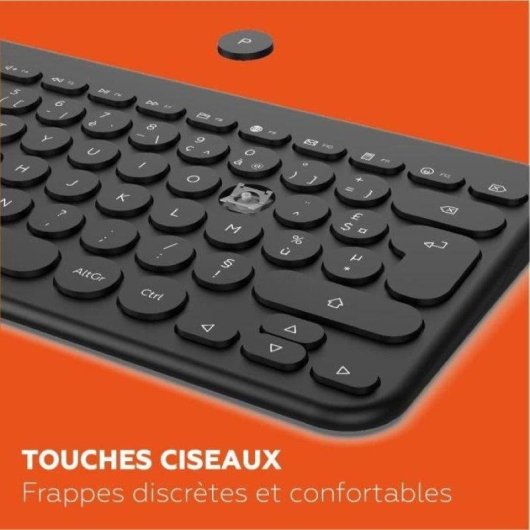 Pack Teclado y Ratón Mobility Lab CP420W Mini Inalámbrico Negro FR