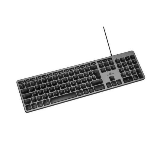 Tastiera Bluestork KB Mac Cablata Azerty Compatibile Mac Nero