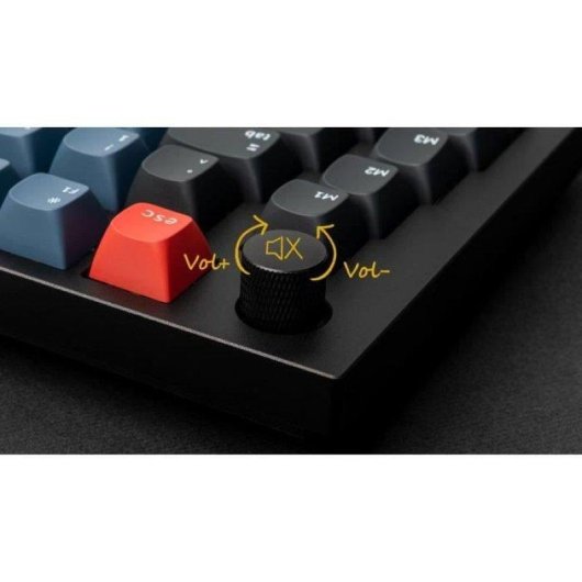 Clavier Keychron Q10 mécanique rouge ANSI RGB