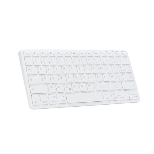 Teclado Bluestork Tastiera TKL Bluetooth Recarregável Para Mac Branco
