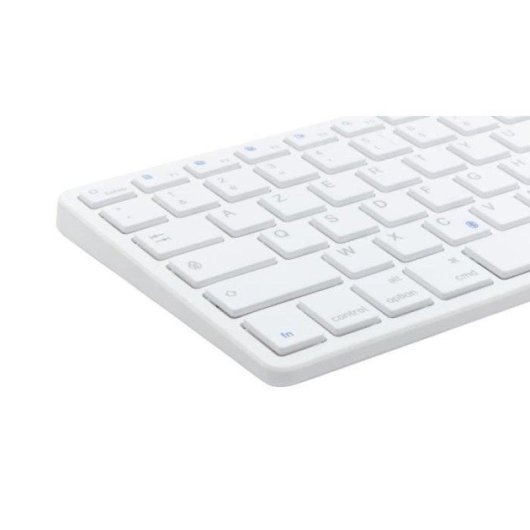 Teclado Bluestork Tastiera TKL Bluetooth Recarregável Para Mac Branco