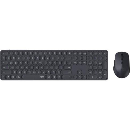 Clavier Rapoo 9810m Wireless Multimodal Gris Foncé