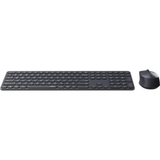 Clavier Rapoo 9810m Wireless Multimodal Gris Foncé