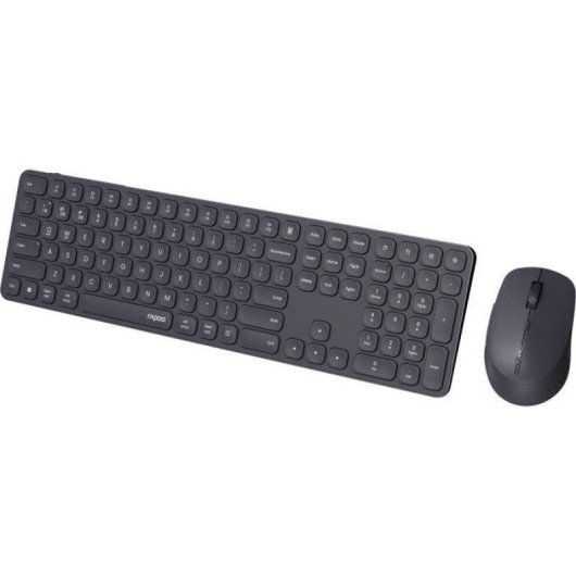 Clavier Rapoo 9810m Wireless Multimodal Gris Foncé