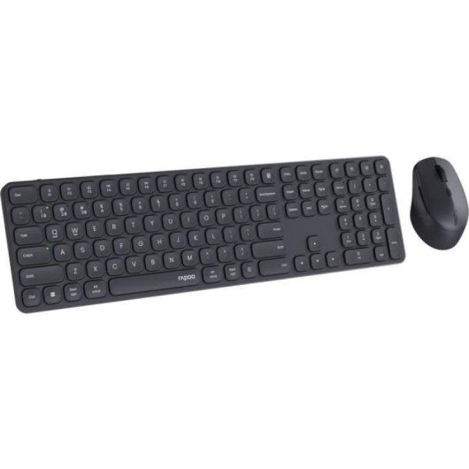 Clavier Rapoo 9810m Wireless Multimodal Gris Foncé
