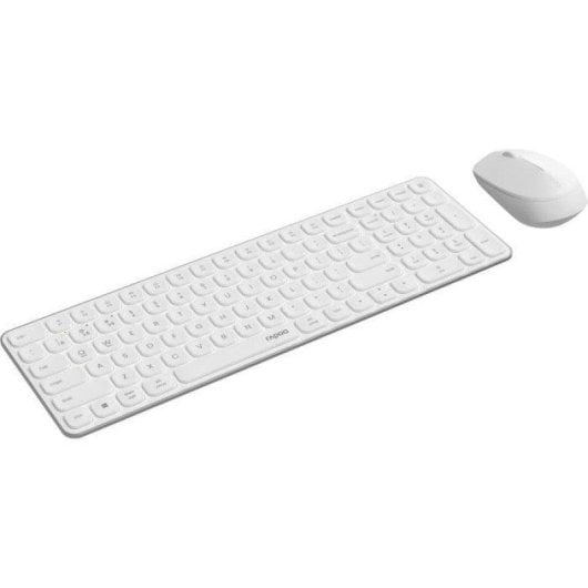Teclado Rapoo 9310m Wireless Multimodal Ultra-fino Branco