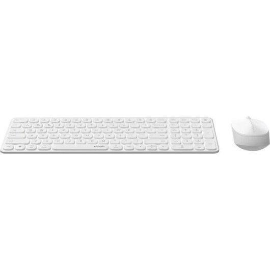 Teclado Rapoo 9310m Wireless Multimodal Ultra-fino Branco