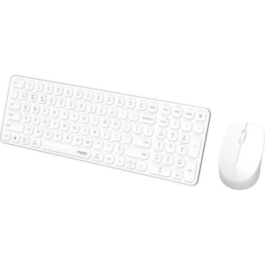 Teclado Rapoo 9310m Wireless Multimodal Ultra-fino Branco