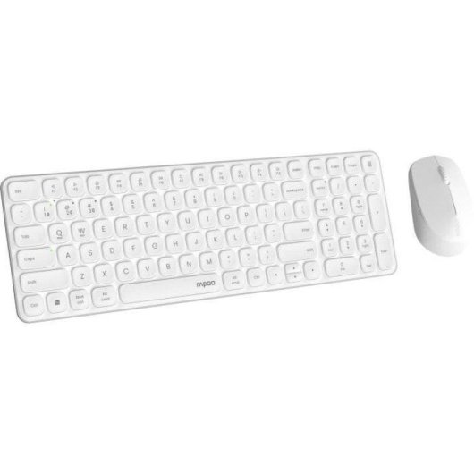 Teclado Rapoo 9310m Wireless Multimodal Ultra-fino Branco